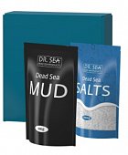 Купить доктор сиа (dr.sea) набор целебные дары мертвого моря: соль для ванн 500г+минеральная черная грязь 600г в Кстово