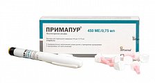 Купить примапур, раствор для подкожного введения 33мкг/0,75мл, шприц-ручка, 1 шт в Кстово