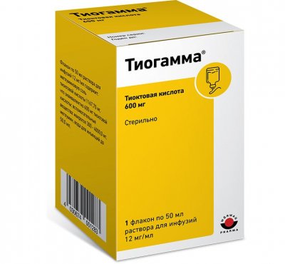 Купить тиогамма, раствор для инфузий 12мг/мл, флакон 50мл в Кстово