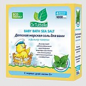 Купить dr.tuttelle (доктор туттелле) соль для ванны морская детская с крапивой, 1000г в Кстово