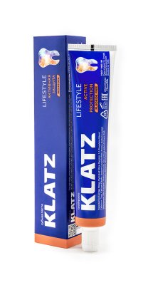 Купить klatz (клатц) зубная паста активная защита без фтора, 75мл в Кстово