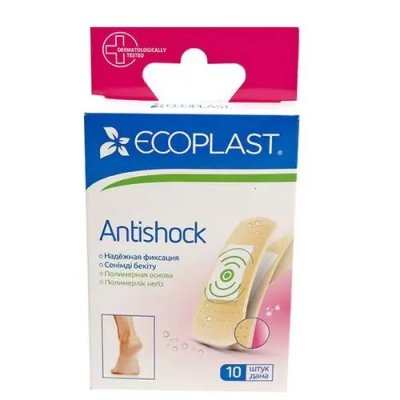 Купить ecoplast antishock набор полимерных пластырей, 10 шт в Кстово