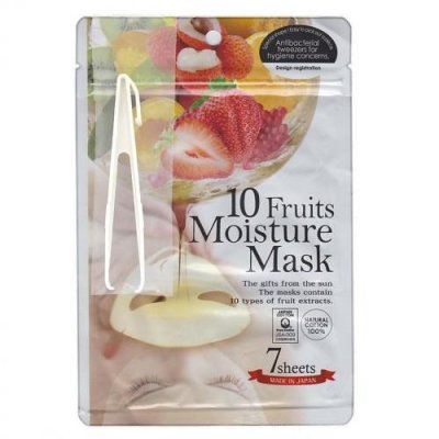 Купить japan gals (джапан галс) маска 10 фруктов pure5 essential, 7 шт в Кстово