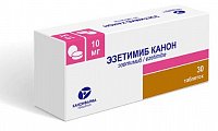 Купить эзетимиб канон, таблетки 10мг, 30 шт в Кстово