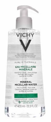 Купить виши пюр термаль (vichy purete thermale) мицеллярная вода с минералами для жирной кожи 400мл в Кстово