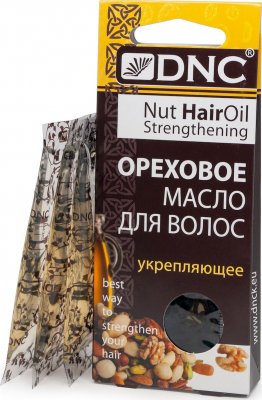 Купить dnc (днц) масло для волос ореховое укрепляющее пакет 15мл, 3шт в Кстово