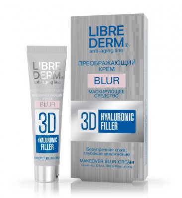 Купить librederm (либридерм) гиалуроновый 3д филлер крем для лица преображающий blur, 15мл в Кстово