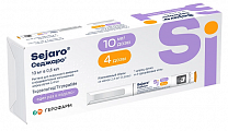 Купить седжаро, раствор для подкожного введения 10мг/доза шприц-ручка 2,4мл 1шт+ игла 4шт в Кстово