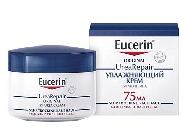 Eucerin UreaRepair Original (Эуцерин) УреаРепеар Крем увлажняющий с 5% мочевиной, 75мл