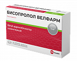 Купить бисопролол-велфарм, таблетки, покрытые пленочной оболочкой 5мг, 30 шт в Кстово