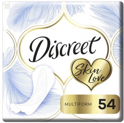 Купить discreet (дискрит) прокладки ежедневные skin love multiform, 54шт в Кстово
