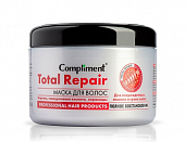 Купить compliment total repair (комплимент) маска для поврежденных волос с кератином гиалуроновой кислоты, 500мл в Кстово