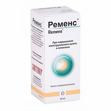 Ременс, капли для приема внутрь гомеопатические, 50мл