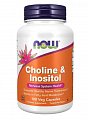 Купить now foods (нау фудс) холин+инозитол, капсулы 100 шт бад в Кстово