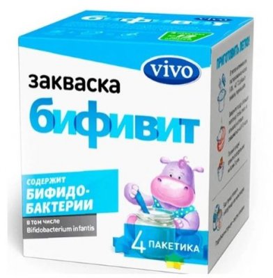 Купить vivo (виво) закваска бифивит, пакетики 5 шт в Кстово
