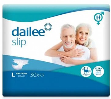 Dailee extra plus (Дэйли Экстра плюс) подгузники для взрослых для людей со средней степенью недержания  large/большой 30 шт.