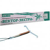 Купить контрацептив внутриматочный (спираль) вектор-экстра серебро-медьсодержащий т-образный agcu 150/250 в Кстово