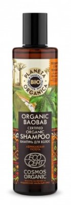 Купить планета органика (planeta organica) organic baobab шампунь для волос, 280мл в Кстово