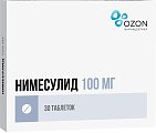 Купить нимесулид, таблетки 100мг, 30шт в Кстово