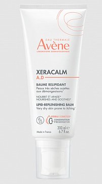 Авен Ксеракальм А.Д.(Avenе Xeracalm A.D.) бальзам для тела липидо-восполняющий 200 мл