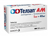Купить телзап ам, таблетки 5мг+40мг, 28 шт в Кстово