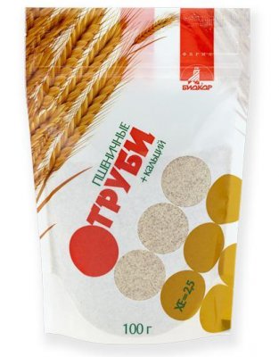 Купить отруби лито пшеничные молотые кальций, 100г бад в Кстово
