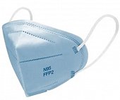 Купить респиратор детский 5-9лет фильтрующий одноразовый без клапана №95/ffp2, 1 шт голубой в Кстово