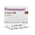 Купить ровамицин, таблетки, покрытые пленочной оболочкой 3млн ме, 10 шт в Кстово