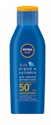 Купить nivea (нивея) sun кидс лосьон солнцезащитный играй и купайся, 100мл spf50+  в Кстово