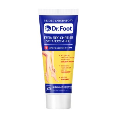 Купить dr. foot (доктор фут), гель для снятия усталости ног, 75мл в Кстово