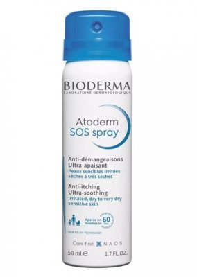 Купить bioderma atoderm sos (биодерма атодерм) спрей для лица и тела 50мл в Кстово