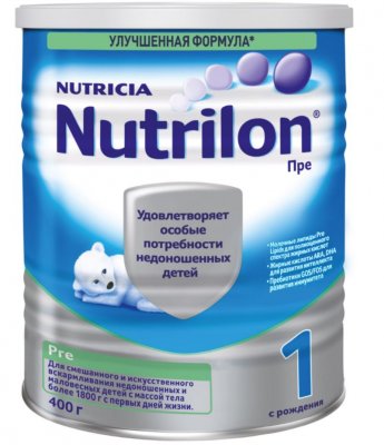 Купить nutrilon pre 1 (нутрилон) сухая смесь детская с рождения, 400г в Кстово