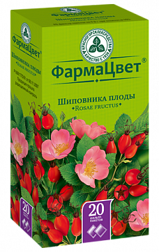 Шиповника плоды, фильтр-пакеты 2г, 20 шт