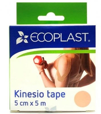 Купить ecoplast лента фиксирующая кензио тейп 5см х 5м бежевый в Кстово