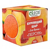Купить oleos (олеос) шар для ванн бурлящий персик, 110г в Кстово