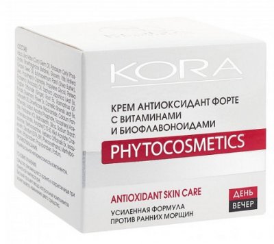 Купить kora (кора) крем антиоксидант форте для лица с витаминами и биофлавоноидами 50мл в Кстово