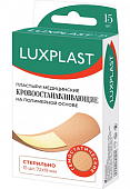 Купить luxplast (люкспласт) пластырь кровоостанавливающий на полимерной основе 72х19мм, 15 шт в Кстово