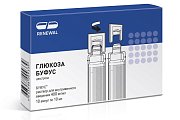 Купить глюкоза буфус, раствор для внутривенного введения 400мг/мл, ампулы 10мл, 10 шт пэт в Кстово