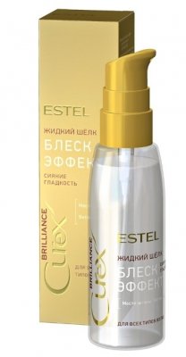 Купить estel (эстель) жидкий шелк для всех типов волос curex brilliance, 100мл в Кстово