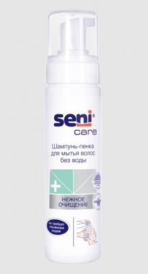 Купить seni care (сени кеа) шампунь-пенка для мытья волос без воды 200 мл в Кстово