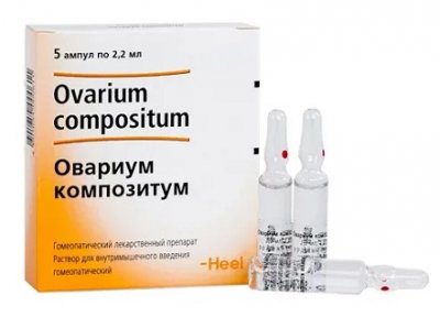 Купить овариум композитум, раствор для внутримышечного введения гомеопатический 2,2мл, ампулы 5шт в Кстово