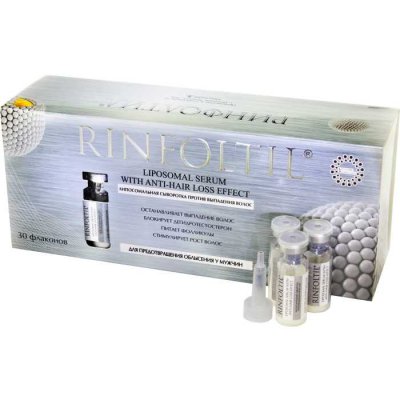 Купить rinfoltil (ринфолтил) липосомальная сыворотка против выпадения волос для предотвращения облысения мужчин, 30 шт в Кстово