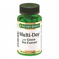 Купить nature's bounty (нэйчес баунти) мультидэй с экстрактом зеленого чая, таблетки 50 шт бад в Кстово