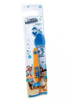 Купить pasta del сapitano (паста дель капитано) зубная щетка детская baby 3+ soft/мягкая 1 шт. в Кстово
