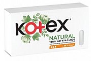 Котекс (Kotex) тампоны Natural нормал, 16 шт