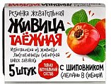 Купить живица таежная, жевательная резинка с шиповником, 5 шт в Кстово