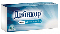 Купить дибикор, таблетки 250мг, 60 шт в Кстово