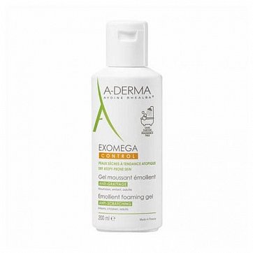 A-Derma Exomega Control (А-Дерма) гель для лица и тела смягчающий пенящийся 200мл