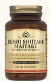 Купить solgar (солгар) экстракт грибов рейши, шиитаке и мейтаке, капсулы 505мг 50 шт бад в Кстово