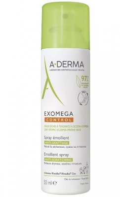 Купить a-derma exomega control (а-дерма) спрей-эмолент для лица и тела смягчающий, 50мл в Кстово
